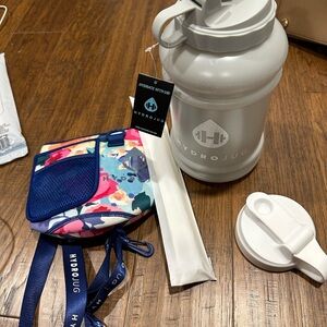 Hydrojug bottle and accessories